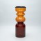 VASE GLASS ORANGE 26,5 χ10cm 819-01292