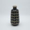 VASE CERAMIC BLACK-GOLD 20x7x12.5cm 819-01300