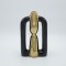 VASE CERAMIC BLACK-GOLD 14.5x7x24.5cm 819-01305