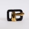 VASE CERAMIC BLACK-GOLD 20x7x12.5cm 819-01306