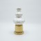 VASE CERAMIC WHITE-GOLD 14x14x30cm 819-01322