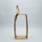 DECORATION STATUETTE CERAMIC WHITE-GOLD 13.5x6.5x34cm 819-01330