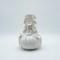 VASE WITH FLOWERS CERAMIC WHITE 17x17x24.5cm 819-01333