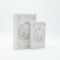 DECORATIVE BOOK BOX WOODEN WHITE 18x7x27cm 819-01349