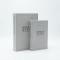 S/2 DECORATIVE BOOK BOX WOODEN LIGHT BLUE 21x7x30cm 819-01355