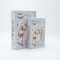 S/2 DECORATIVE BOOK BOX  WOODEN WHITE-GOLD 21x7x30cm 819-01363