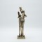 DECORATIVE SCULPTURE FIGURE POLYRESIN GOLD FINISH 10x8.5x32cm 819-01386