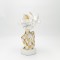 DECORATIVE STATUETTE WITH FLOWER POLYRESIN WHITE - GOLD 14.5x14x27.5cm 819-01409