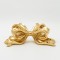 BOW POLYRESIN GOLD 27x14x9.5cm 819-01422