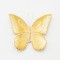 BUTTERFLY POLYRESIN GOLD 14x2.5x14cm 819-01426