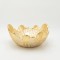 DECORATIVE PLATE POLYRESIN GOLD - WHITE 31x29.5x14cm 819-01431