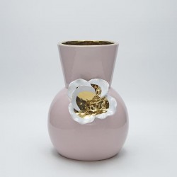 VASE CERAMIC PALE PINK  19x16x22cm 819-01440