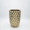 VASE CERAMIC WHITE-GOLD 20x20x29.5cm 819-01450