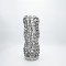 VASE CERAMIC SILVER   11.5x11.5x29.5cm 819-01455