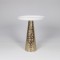 SIDE TABLE METALIC WHITE-GOLD 45x18x53cm 810-00144