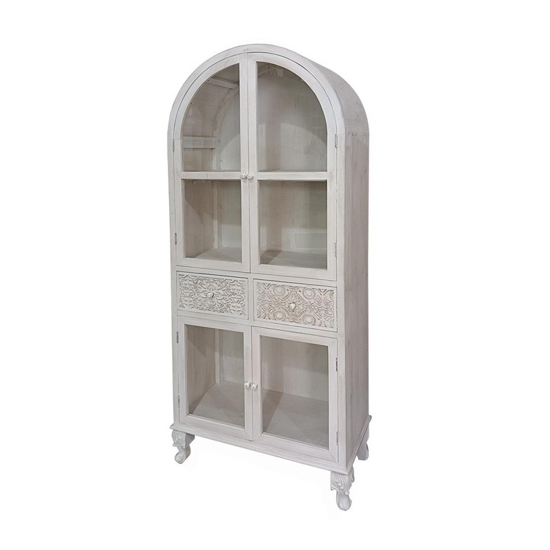 CONSOLE WOODEN ECRU 67.5x32x160cm 810-00174