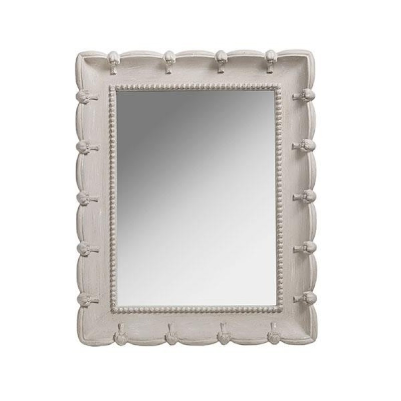 MIRROR PU TAUPE 43x53cm 811-10008