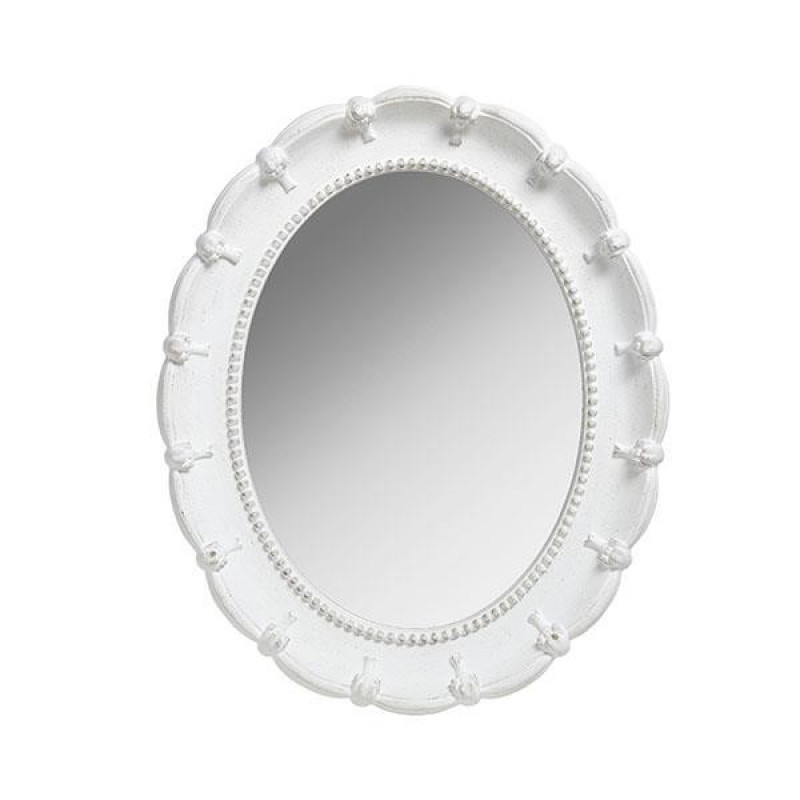 MIRROR PU STONE GREY 43x53cm 811-10009