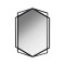 MIRROR METALLIC BLACK 56x3x80cm 811-70014