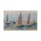 CANVAS WALL ART SHIPS LIGHT BLUE-WHITE-GOLD 100x60cm 812-20062