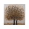 CANVAS WALL ART 2 TREES BROWN-BEIGE-ORANGE 82x4.5X82cm 812-20074