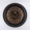 WALL CLOCK PLASTIC ANTIQUE BROWN 50.7x5.3x50.7cm 813-30014