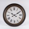 WALL CLOCK PLASTIC ANTIQUE BROWN - BEIGE 63.5x5.6x63.5cm 813-30018