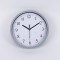WALL CLOCK PLASTIC GREY - WHITE 20.3x3.5x20.3cm 813-30026