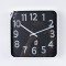 WALL CLOCK PLASTIC BLACK - WHITE 27x4x27cm 813-30028