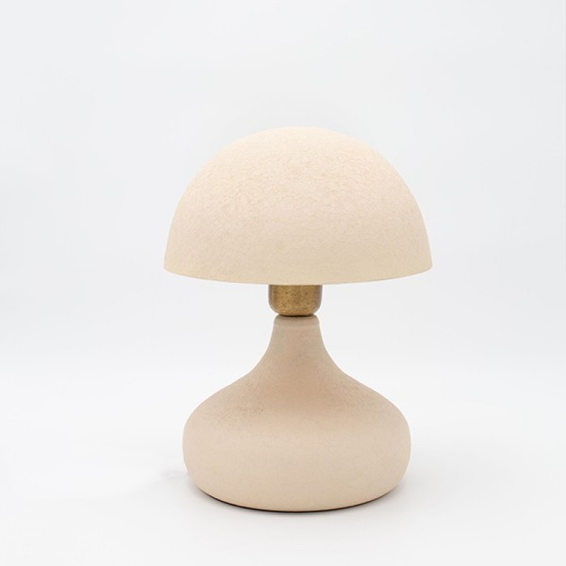 TABLE LAMP METAL ECRU 20x20x29cm 814-40002