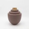 VASE METAL GREY-GOLD 21x21x24cm 819-00309