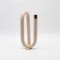CANDLE HOLDER METAL BEIGE-GOLD 11x9x20cm 819-00312