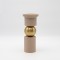 CANDLE HOLDER METAL BEIGE-GOLD 10x10x26cm 819-00318