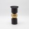 CANDLE HOLDER METAL NATURAL-GOLD 10x10x21.5cm 819-00319