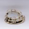 S/3 TRAY METAL WITH MIRROR GOLD 38cm /33cm /28cm 819-00968