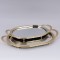 S/2 TRAY METAL WITH MIRROR GOLD 27x45cm / 21x38cm 819-00973