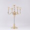 CANDLE HOLDER METAL GOLD 5 POSITIONS 28x52cm 819-00983