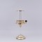 CANDLE HOLDER WITH METALLIC BASE GOLD 12x36cm 819-01019
