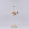 CANDLE HOLDER WITH METALLIC BASE GOLD 12x41cm 819-01020