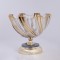 DECORATIVE SWEET JAR GLASS WITH METALLIC ACCENTS GOLD 24x26cm 819-01032