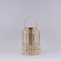 LANTERN METAL GOLD 18x20cm 819-01035 LANTERN METAL GOLD 18x20cm 819-01035