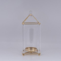 LANTERN METAL GOLD 15x34cm 819-01038 LANTERN METAL GOLD 15x34cm 819-01038