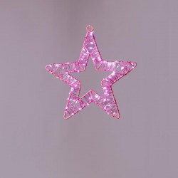 ОСВЕТЕНА ЗВЕЗДА 23 СМ С 80 МИНИ LED