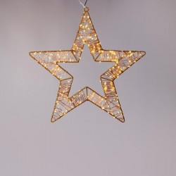 СВЕТЕЩА ЗВЕЗДА 35 СМ С 200 LED - БРОНЗ СВЕТЕЩА ЗВЕЗДА 35 СМ С 200 LED - БРОНЗ