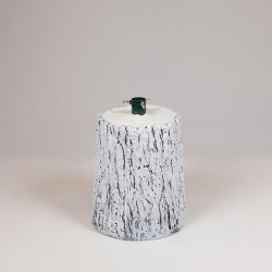 TREE STAND, SNOW COVERED TRUNK, Ø26x35cm 600-30992