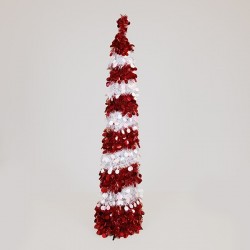 СГЪВАЕМА КОЛЕДНА ШИШАРКА С ПАЙЕТИ, 150 СМ