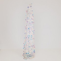 СГЪВАЕМА КОНУСОВИДНА УКРАСА С ПАЙЕТИ, ИРИДИСЦЕНТНА, 150 СМ