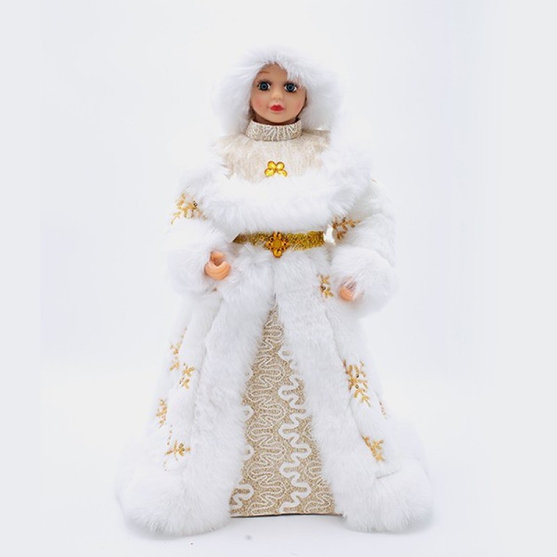 КУКЛА С БЯЛА КАЧУЛКА 45 СМ