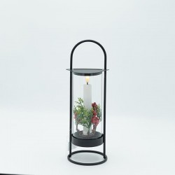 МЕТАЛНА ФЕНЕРЧЕ СВЕЩ - ЧЕРНО