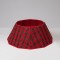 FIXED TYPE TREE SKIRT, RED CHEKERED PATTERN, Ø68x25cm 600-48123